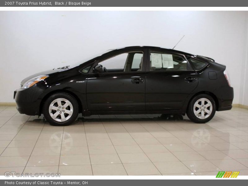 Black / Bisque Beige 2007 Toyota Prius Hybrid