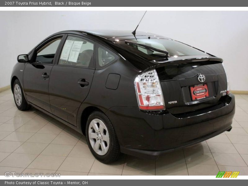 Black / Bisque Beige 2007 Toyota Prius Hybrid