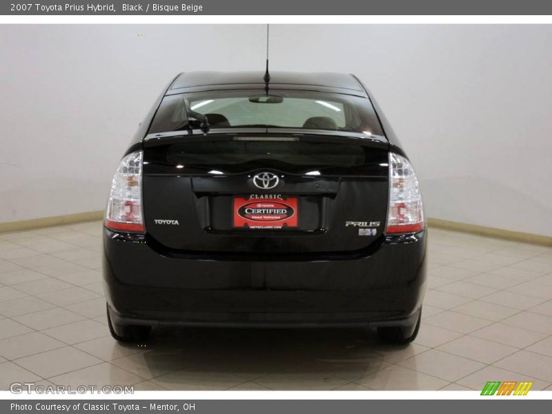 Black / Bisque Beige 2007 Toyota Prius Hybrid