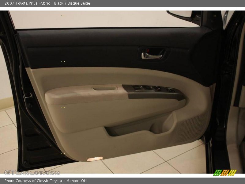 Black / Bisque Beige 2007 Toyota Prius Hybrid