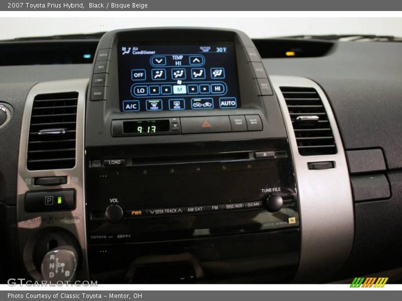 Black / Bisque Beige 2007 Toyota Prius Hybrid