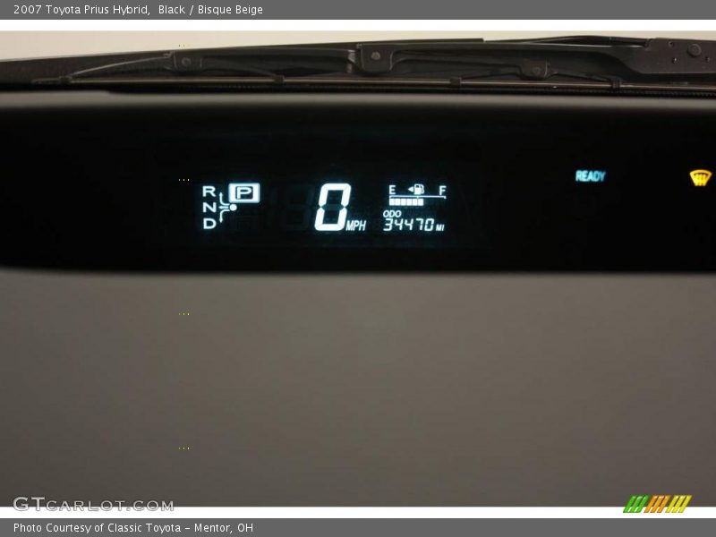 Black / Bisque Beige 2007 Toyota Prius Hybrid