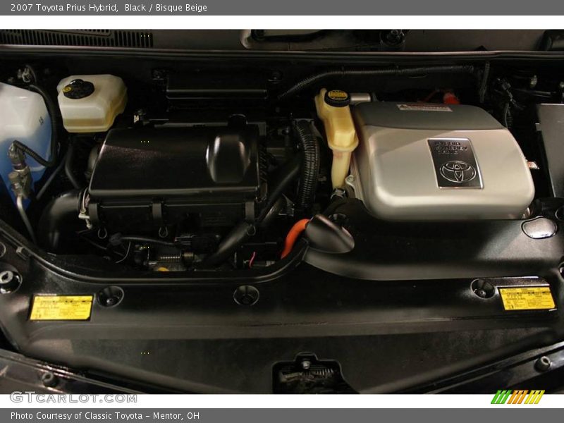 Black / Bisque Beige 2007 Toyota Prius Hybrid