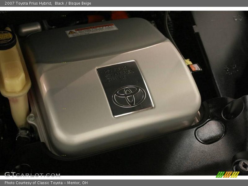 Black / Bisque Beige 2007 Toyota Prius Hybrid