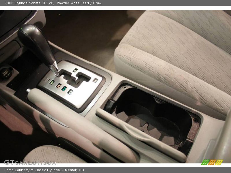 Powder White Pearl / Gray 2006 Hyundai Sonata GLS V6