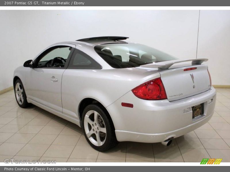 Titanium Metallic / Ebony 2007 Pontiac G5 GT