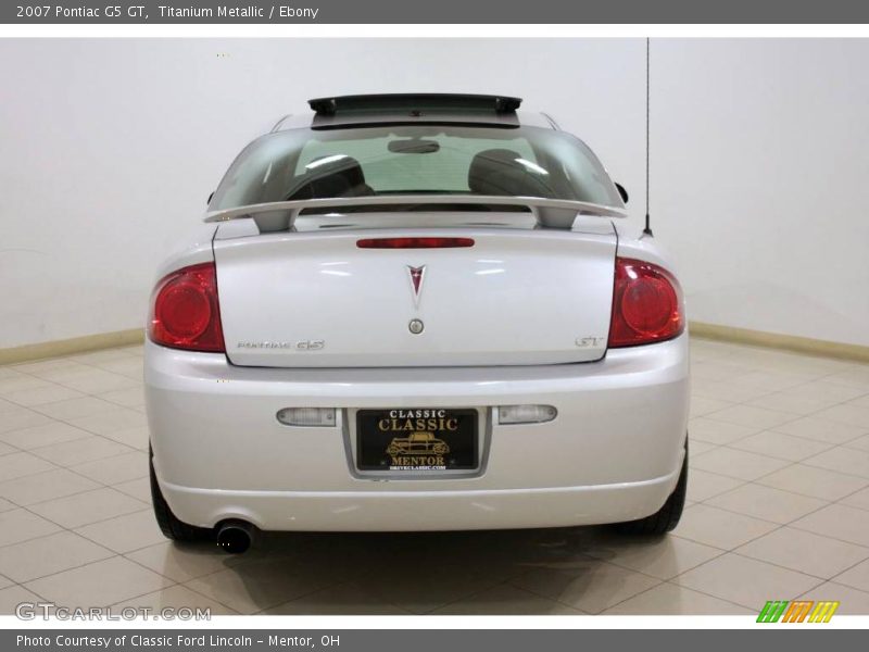 Titanium Metallic / Ebony 2007 Pontiac G5 GT