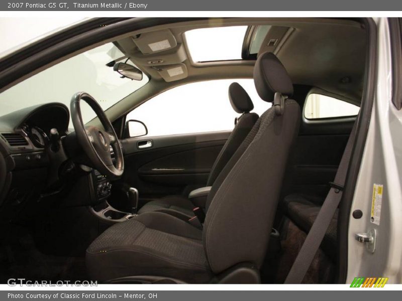 Titanium Metallic / Ebony 2007 Pontiac G5 GT