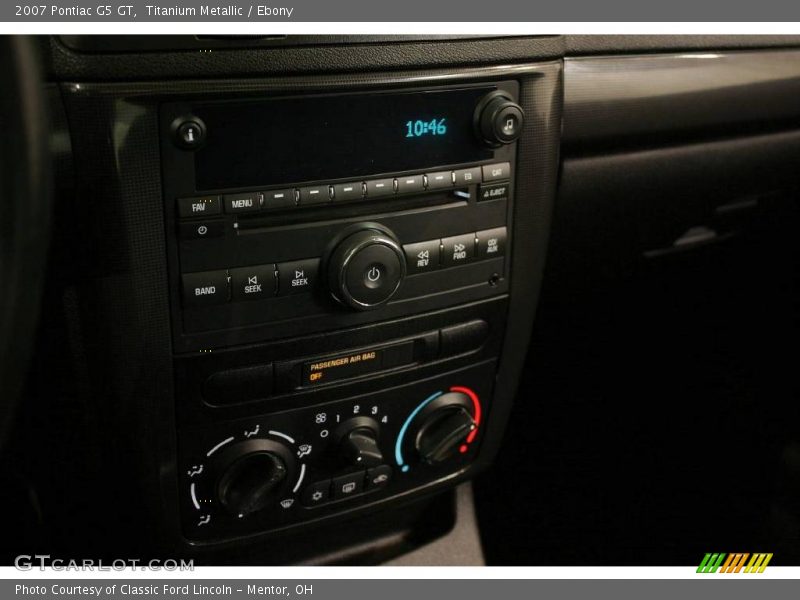 Titanium Metallic / Ebony 2007 Pontiac G5 GT