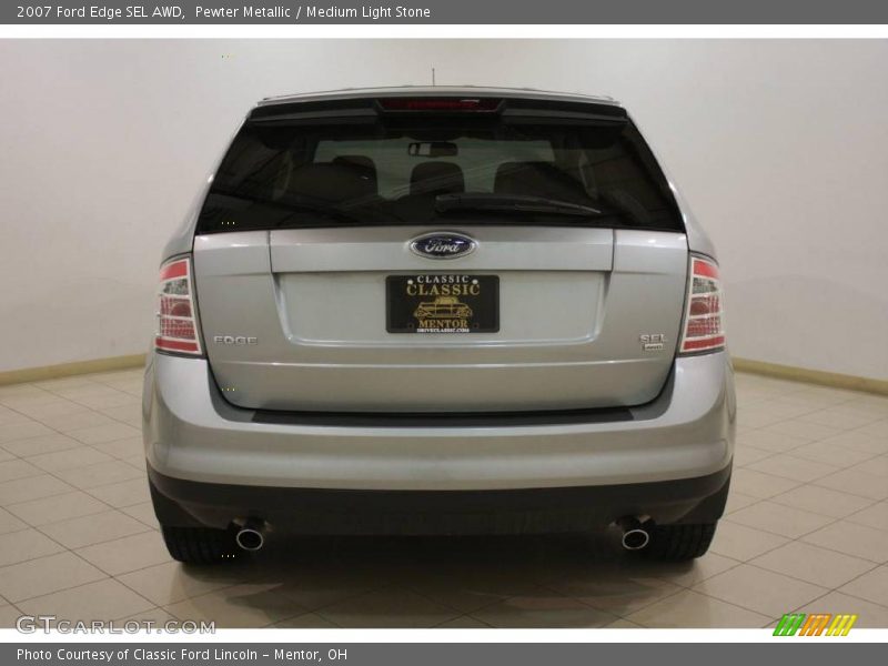 Pewter Metallic / Medium Light Stone 2007 Ford Edge SEL AWD