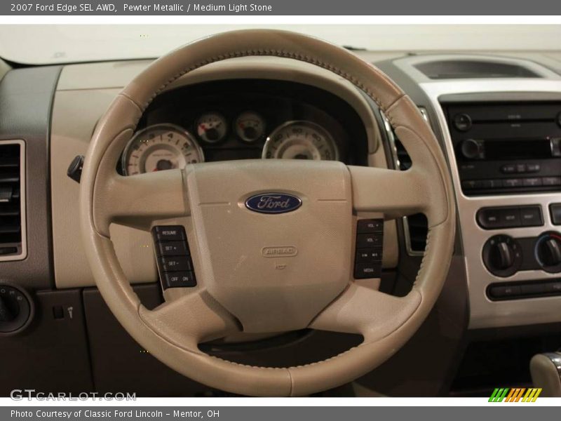 Pewter Metallic / Medium Light Stone 2007 Ford Edge SEL AWD