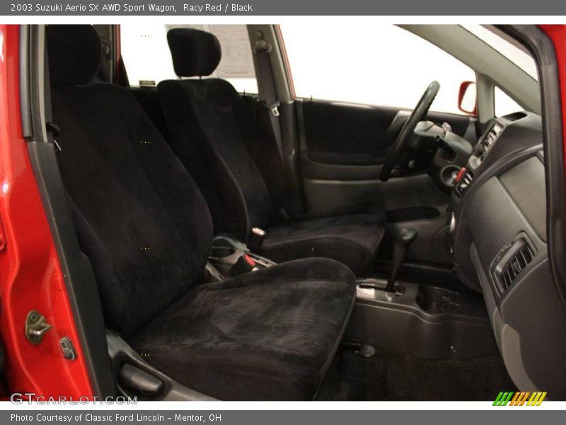 Racy Red / Black 2003 Suzuki Aerio SX AWD Sport Wagon