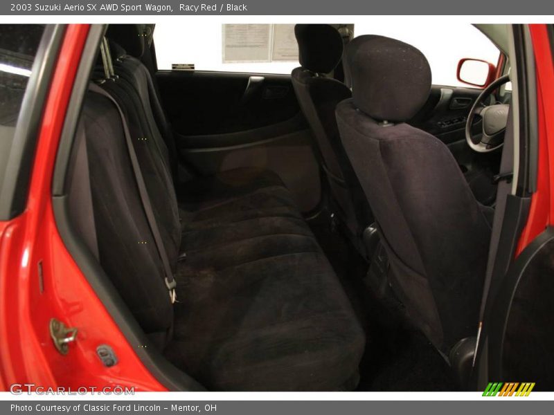 Racy Red / Black 2003 Suzuki Aerio SX AWD Sport Wagon