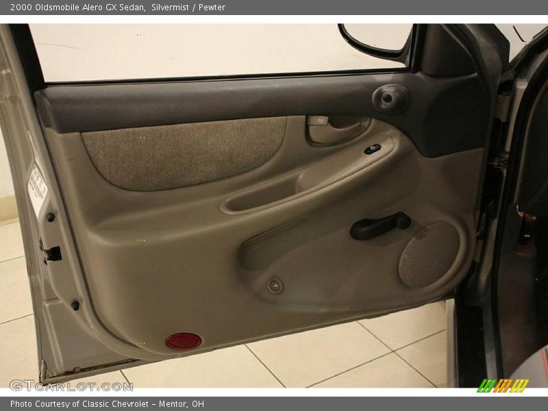 Silvermist / Pewter 2000 Oldsmobile Alero GX Sedan