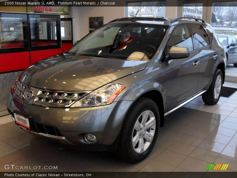 Platinum Pearl Metallic / Charcoal 2006 Nissan Murano SL AWD