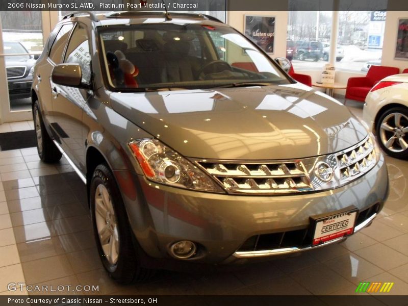 Platinum Pearl Metallic / Charcoal 2006 Nissan Murano SL AWD