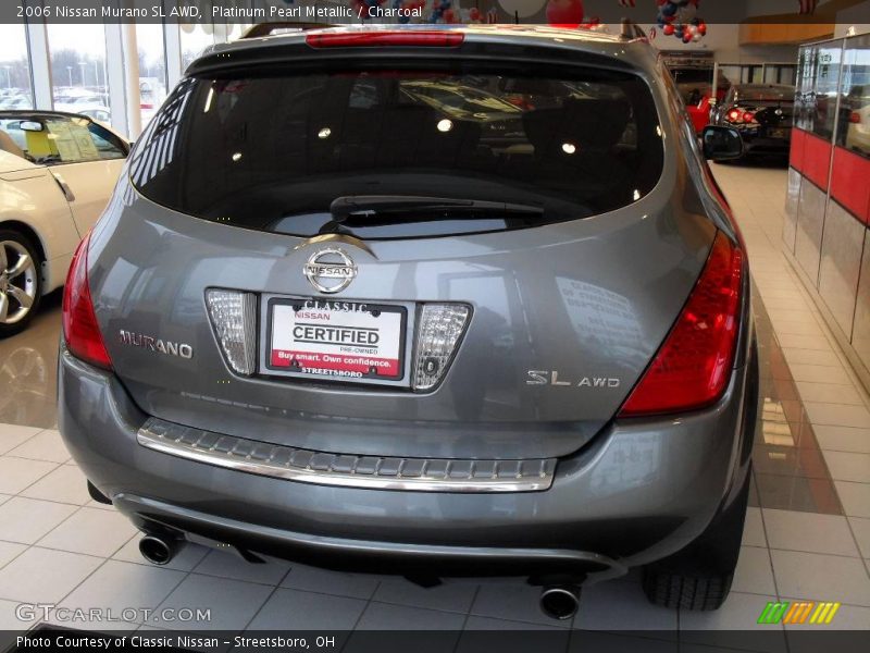 Platinum Pearl Metallic / Charcoal 2006 Nissan Murano SL AWD