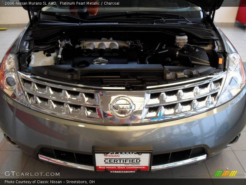 Platinum Pearl Metallic / Charcoal 2006 Nissan Murano SL AWD