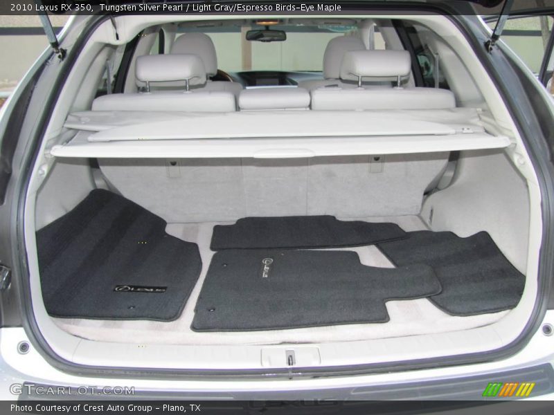 Tungsten Silver Pearl / Light Gray/Espresso Birds-Eye Maple 2010 Lexus RX 350