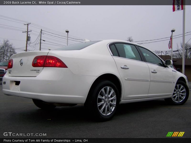 White Opal / Cocoa/Cashmere 2009 Buick Lucerne CX