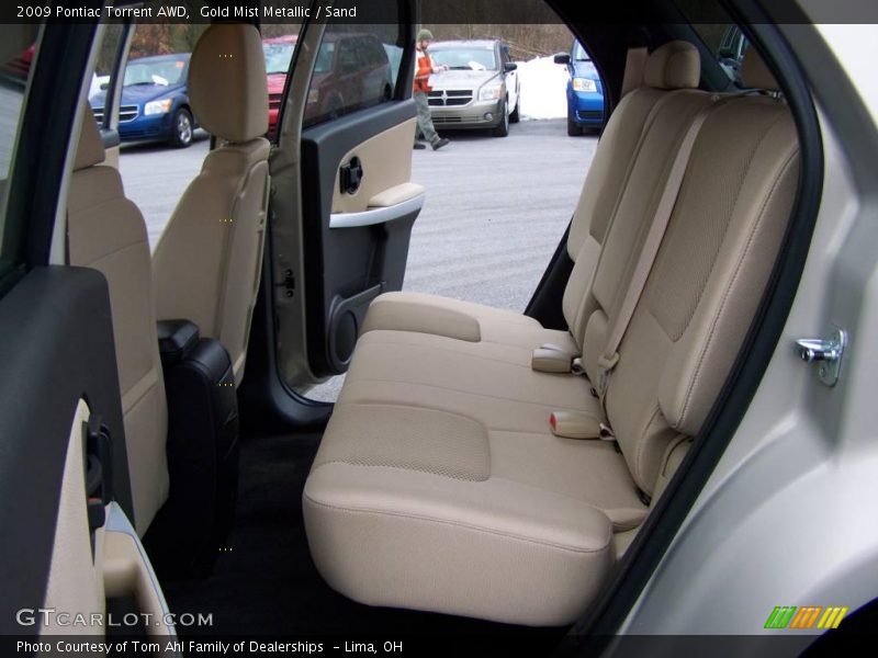 Gold Mist Metallic / Sand 2009 Pontiac Torrent AWD