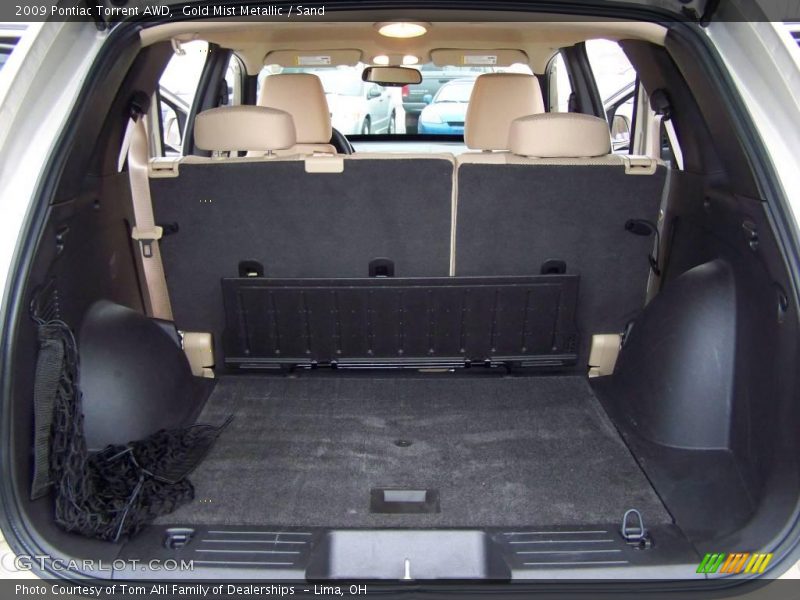 Gold Mist Metallic / Sand 2009 Pontiac Torrent AWD