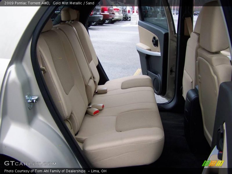 Gold Mist Metallic / Sand 2009 Pontiac Torrent AWD