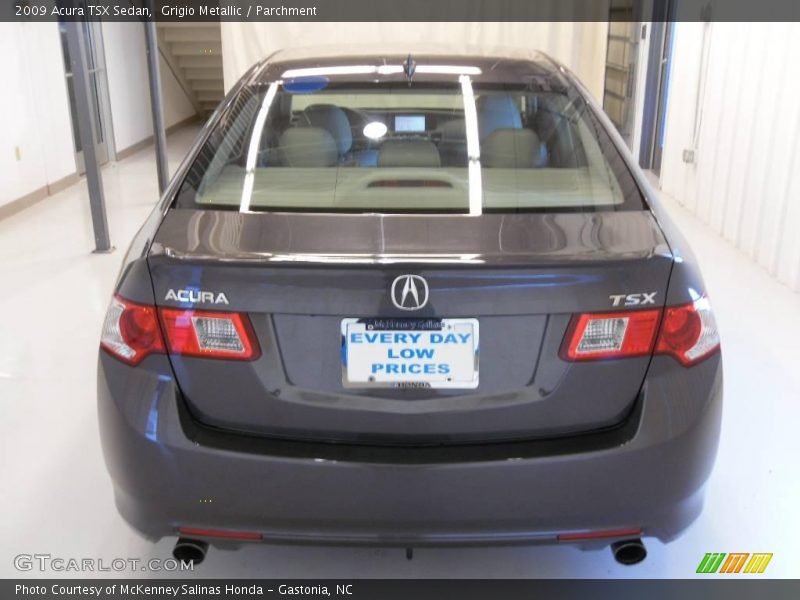 Grigio Metallic / Parchment 2009 Acura TSX Sedan