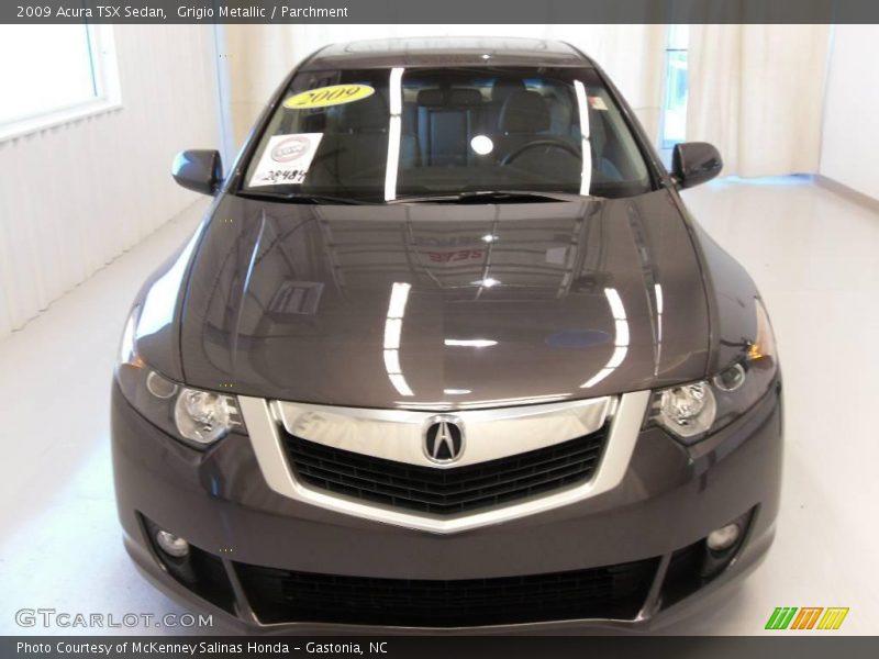 Grigio Metallic / Parchment 2009 Acura TSX Sedan