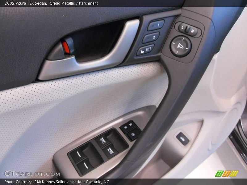 Grigio Metallic / Parchment 2009 Acura TSX Sedan