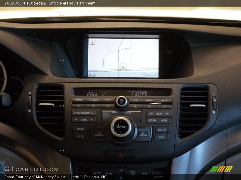 Grigio Metallic / Parchment 2009 Acura TSX Sedan