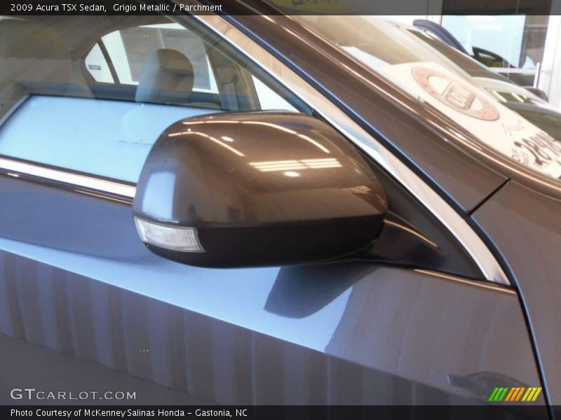 Grigio Metallic / Parchment 2009 Acura TSX Sedan