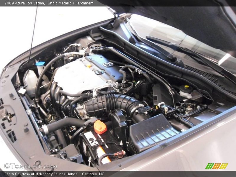 Grigio Metallic / Parchment 2009 Acura TSX Sedan