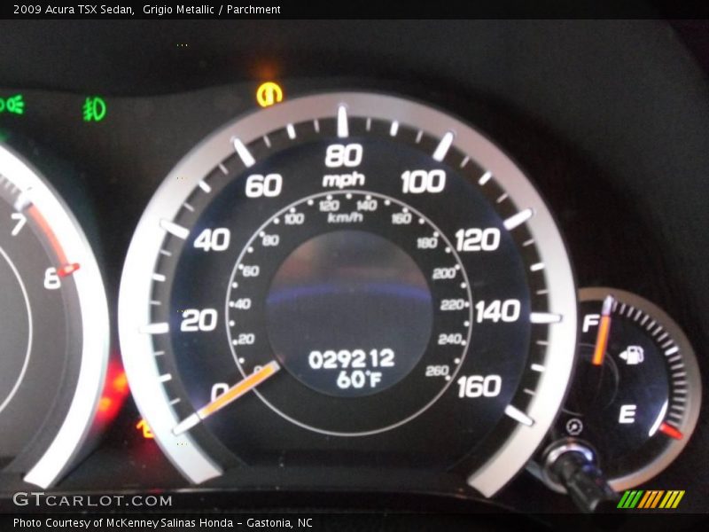 Grigio Metallic / Parchment 2009 Acura TSX Sedan
