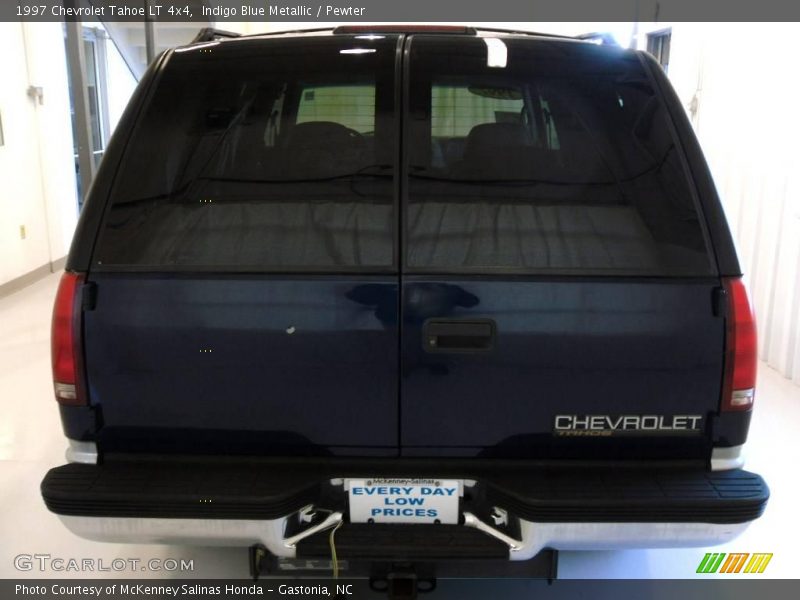 Indigo Blue Metallic / Pewter 1997 Chevrolet Tahoe LT 4x4