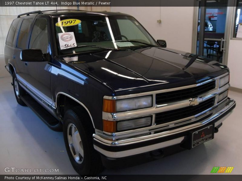 Indigo Blue Metallic / Pewter 1997 Chevrolet Tahoe LT 4x4