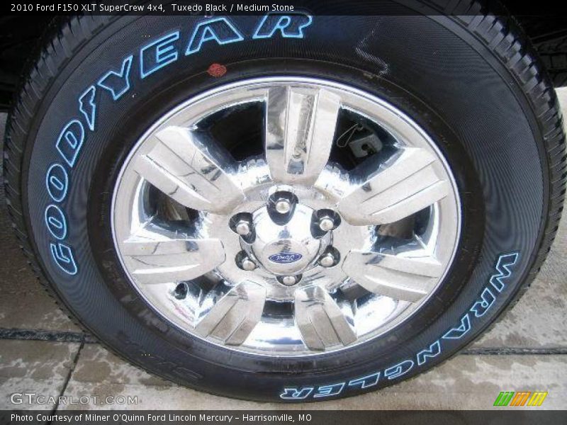 Tuxedo Black / Medium Stone 2010 Ford F150 XLT SuperCrew 4x4