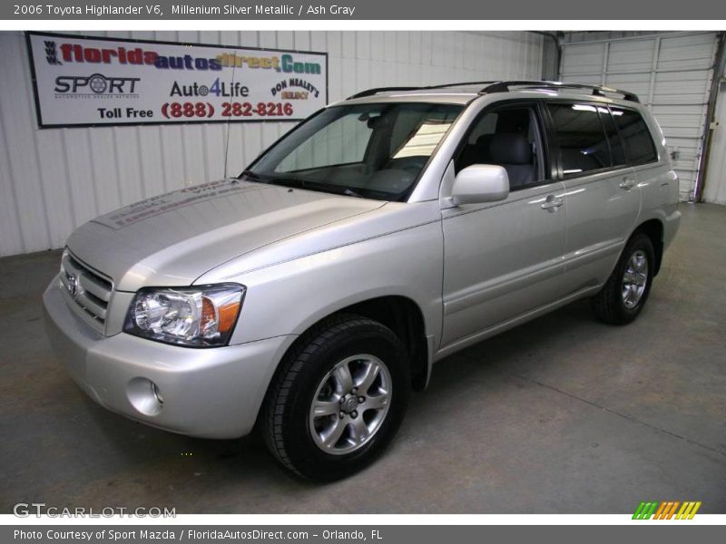 Millenium Silver Metallic / Ash Gray 2006 Toyota Highlander V6