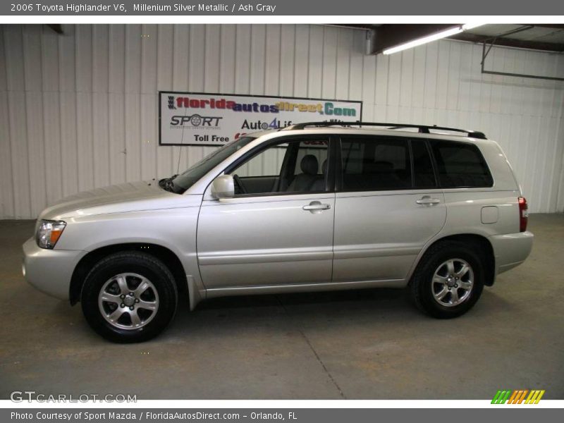 Millenium Silver Metallic / Ash Gray 2006 Toyota Highlander V6