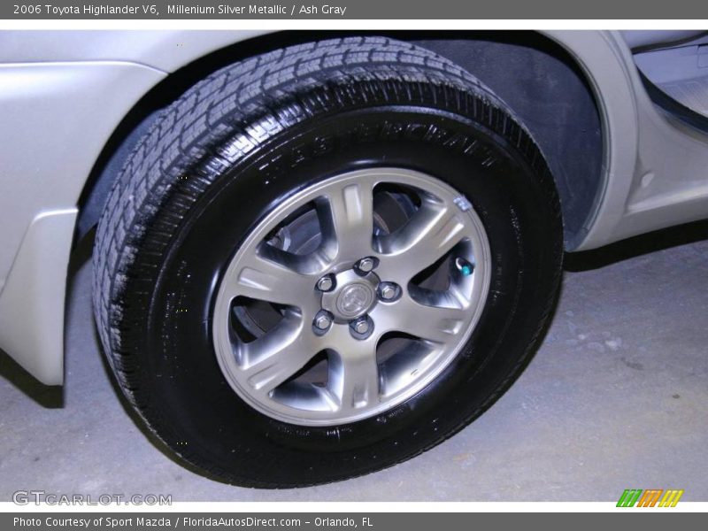 Millenium Silver Metallic / Ash Gray 2006 Toyota Highlander V6