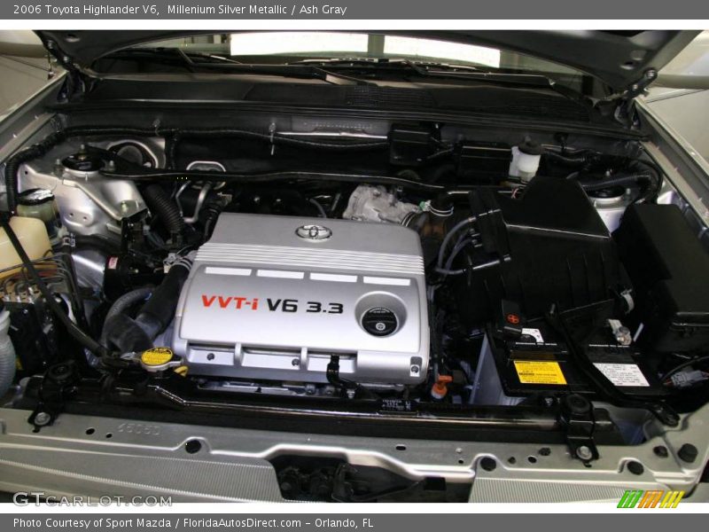 Millenium Silver Metallic / Ash Gray 2006 Toyota Highlander V6