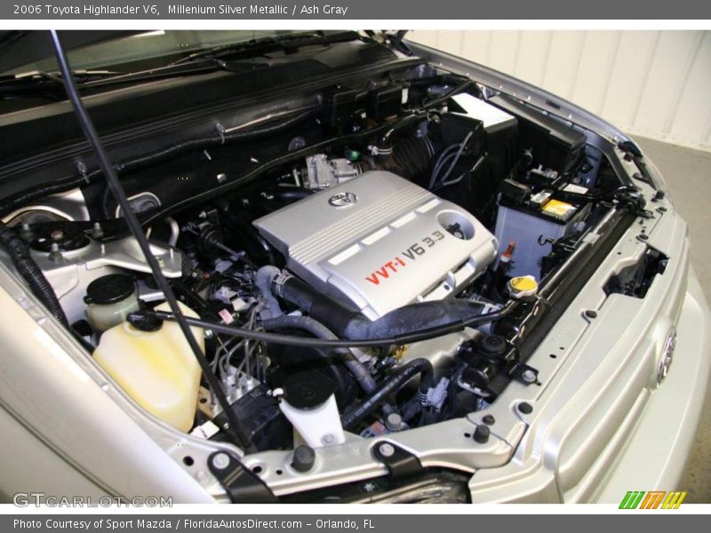 Millenium Silver Metallic / Ash Gray 2006 Toyota Highlander V6