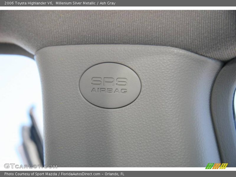 Millenium Silver Metallic / Ash Gray 2006 Toyota Highlander V6