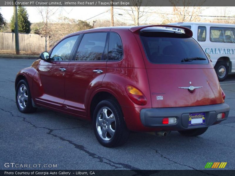 Inferno Red Pearl / Taupe/Pearl Beige 2001 Chrysler PT Cruiser Limited