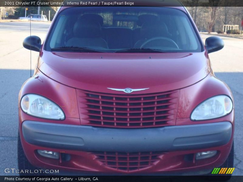 Inferno Red Pearl / Taupe/Pearl Beige 2001 Chrysler PT Cruiser Limited