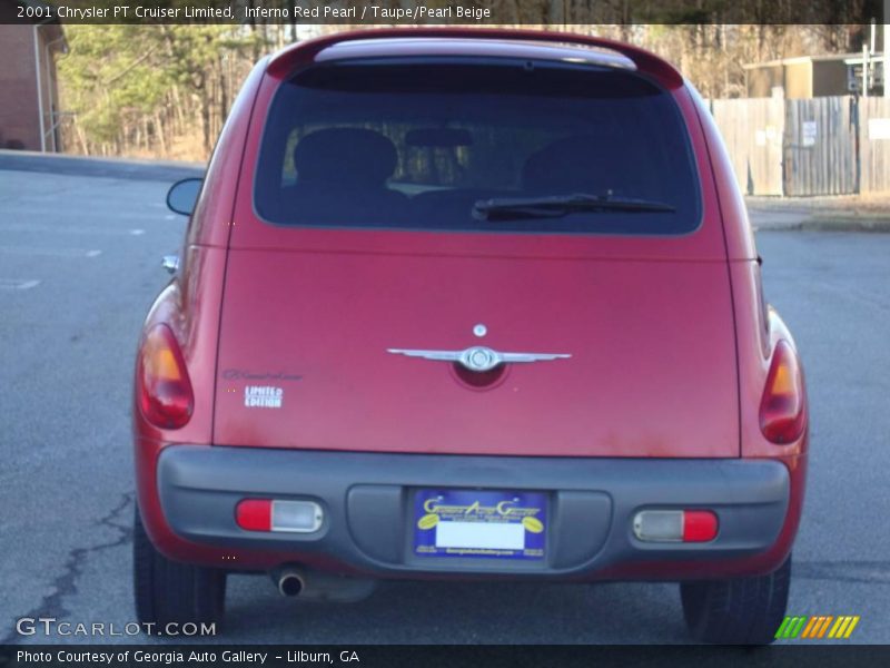 Inferno Red Pearl / Taupe/Pearl Beige 2001 Chrysler PT Cruiser Limited