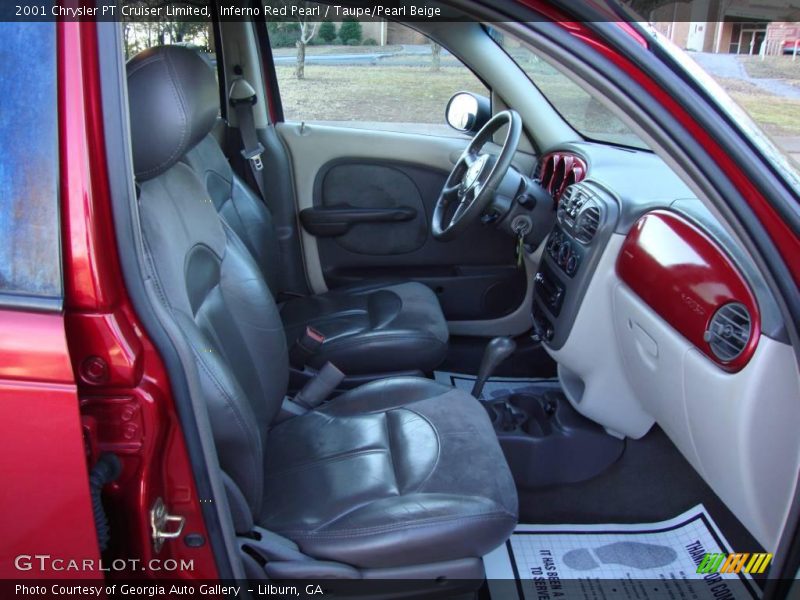 Inferno Red Pearl / Taupe/Pearl Beige 2001 Chrysler PT Cruiser Limited