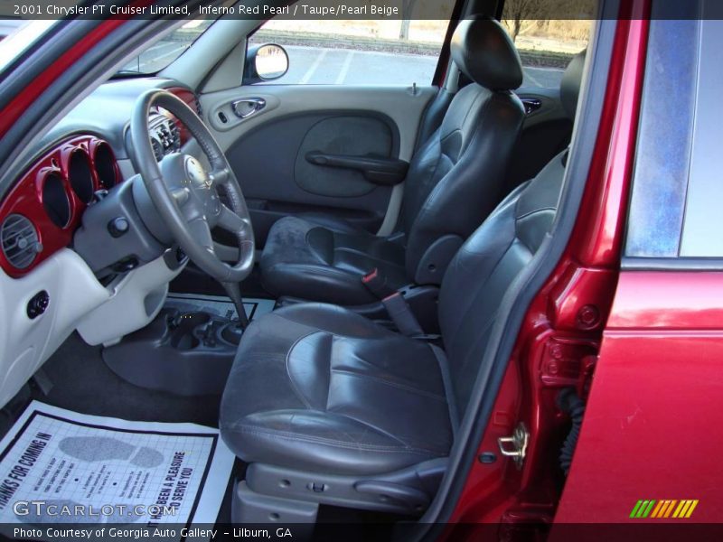 Inferno Red Pearl / Taupe/Pearl Beige 2001 Chrysler PT Cruiser Limited