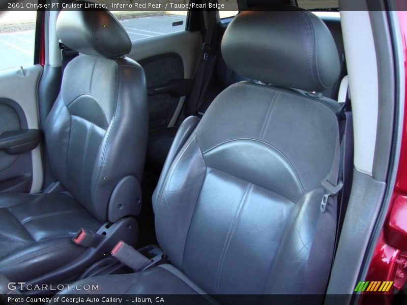 Inferno Red Pearl / Taupe/Pearl Beige 2001 Chrysler PT Cruiser Limited