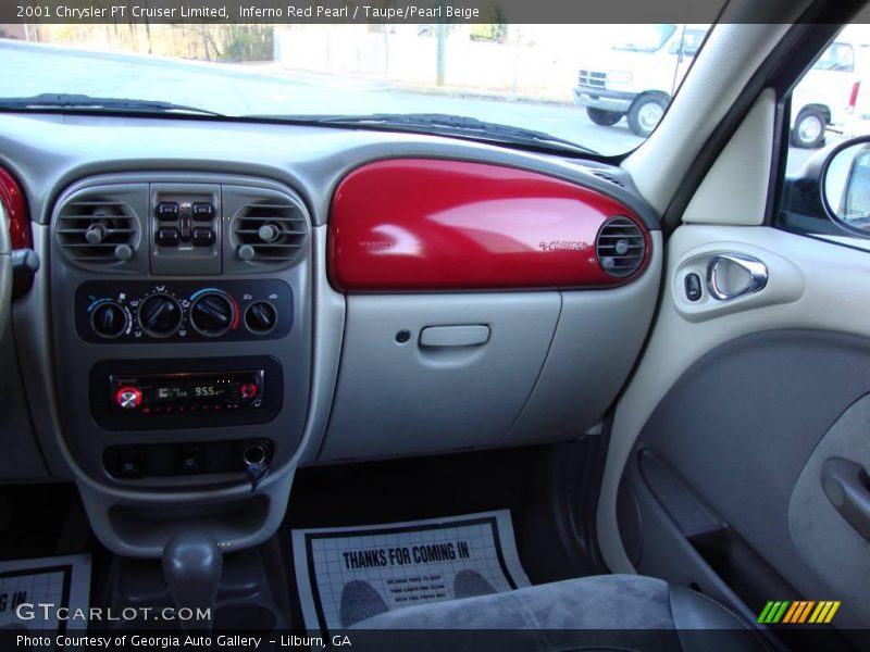 Inferno Red Pearl / Taupe/Pearl Beige 2001 Chrysler PT Cruiser Limited